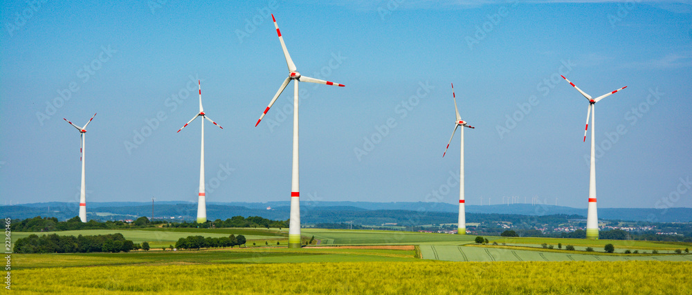 Windräder, Windradpark