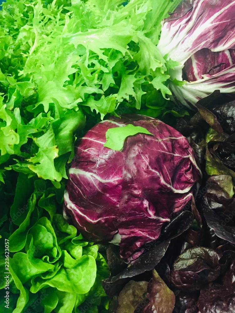 Obraz premium Salade mix detox summer menu