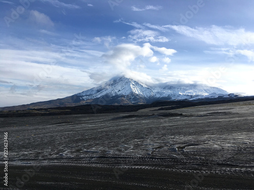 View to Tolbachik volcano, Kamchatka