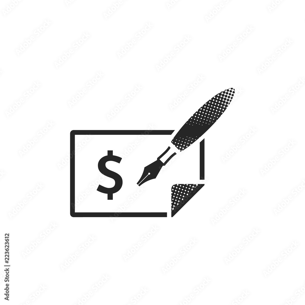 Halftone Icon - Check Halftone Icon - Check