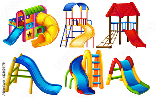 Set of playground equipment