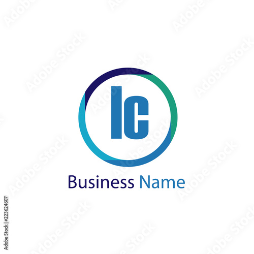 Initial Letter LC Logo Template Design
