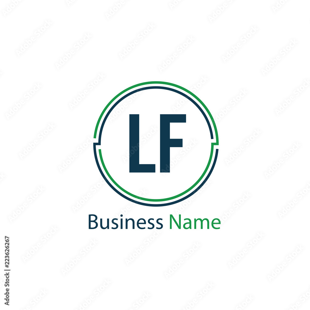 Initial Letter LF Logo Template Design Initial Letter LF Logo Template Design