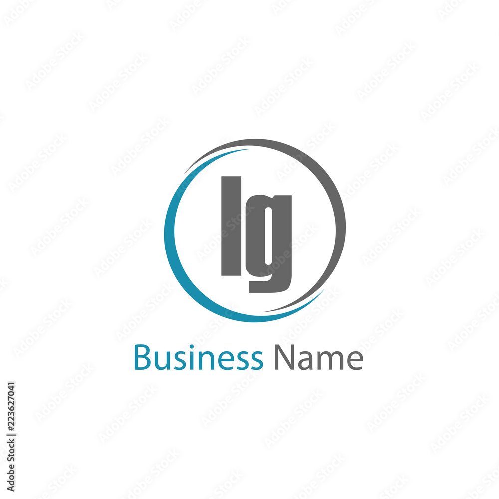 Initial Letter LG Logo Template Design Initial Letter LG Logo Template Design