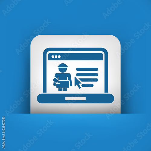 Delivery page of e-commerce website