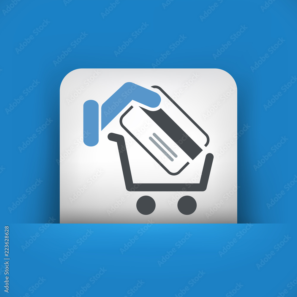 Shopping cart icon Shopping cart icon
