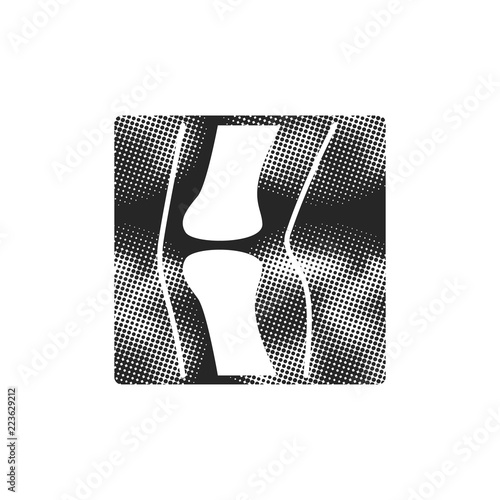Halftone Icon - X-Ray image