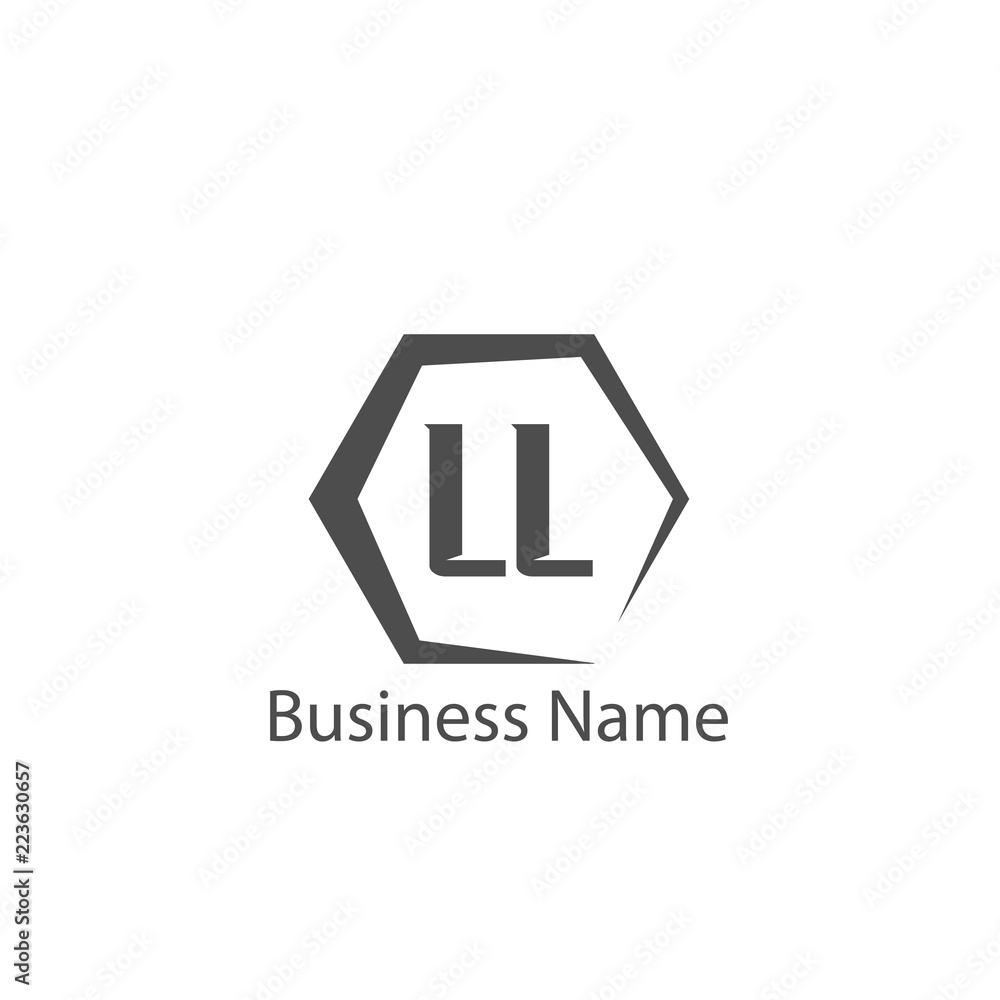 Initial Letter LL Logo Template Design Initial Letter LL Logo Template Design
