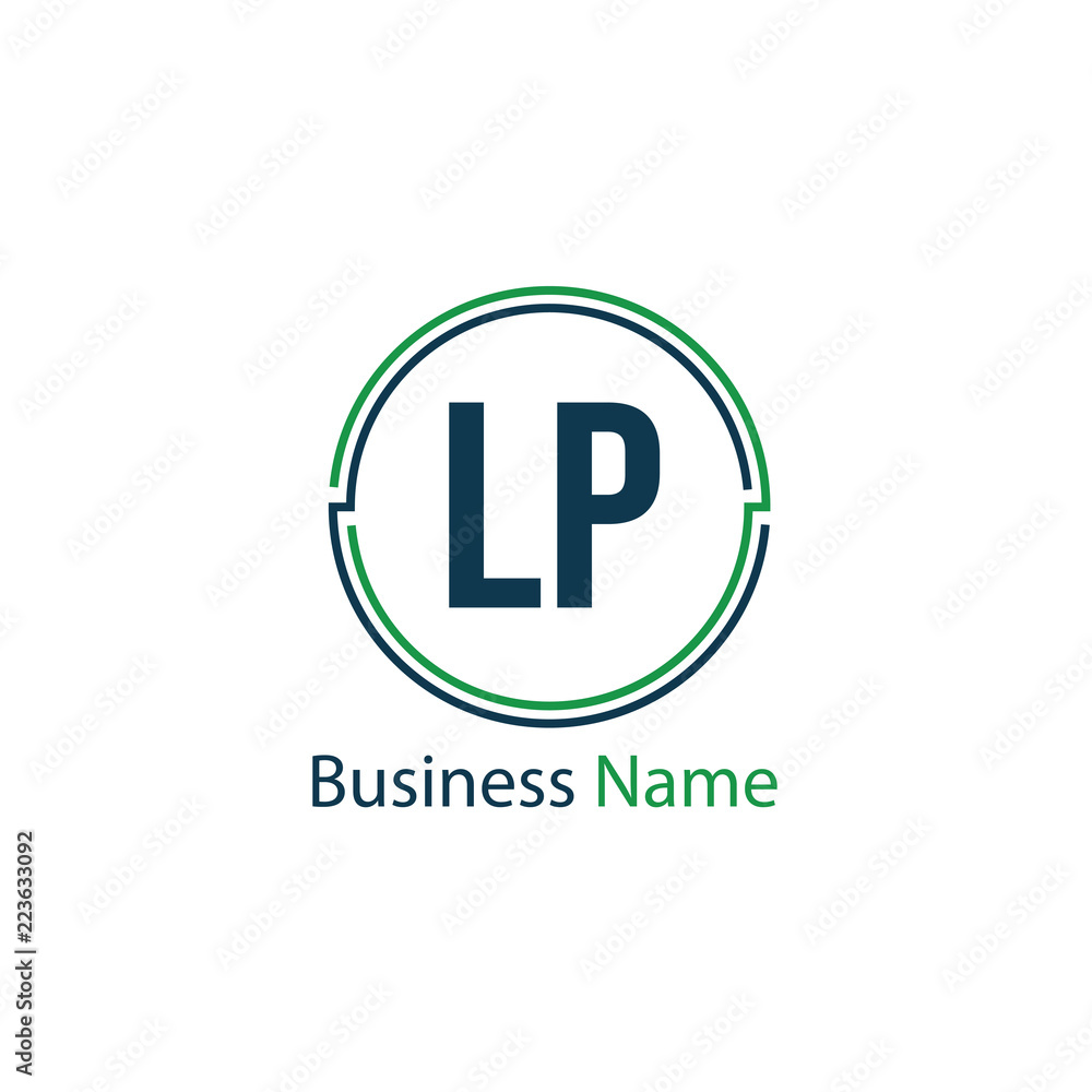 Initial Letter LP Logo Template Design Initial Letter LP Logo Template Design
