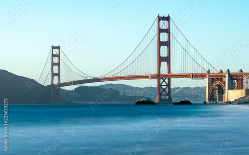 Stretching a mile below the rugged cliffs on the Presidio’s western shoreline, Baker Beach’s spectacular outside-the-Gate views of the Bridge and the Marin Headlands are unsurpassed.
