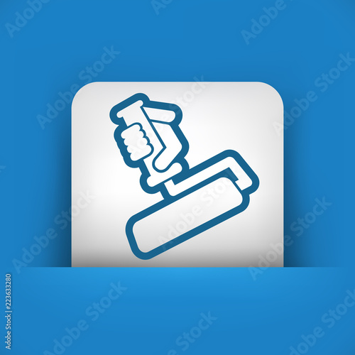 Painter roll symbol