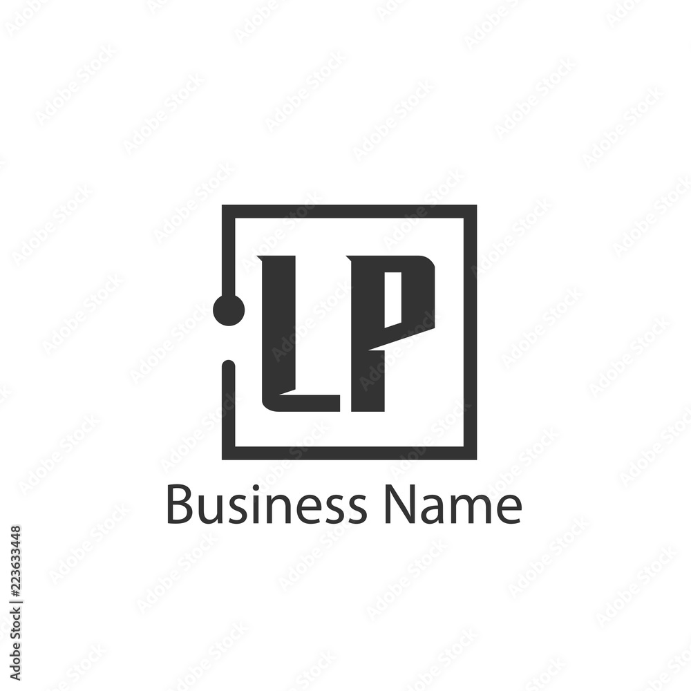 Initial Letter LP Logo Template Design Initial Letter LP Logo Template Design