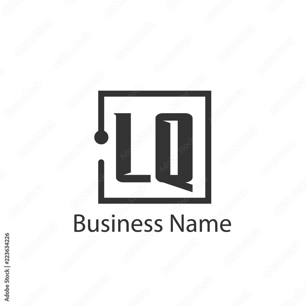 Initial Letter LQ Logo Template Design Initial Letter LQ Logo Template Design