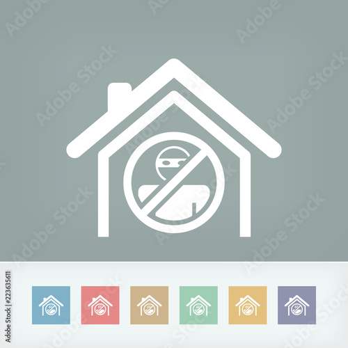 House protection concept icon