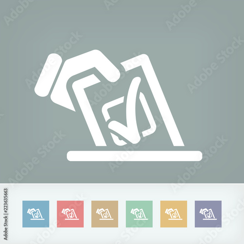 Vote concept icon