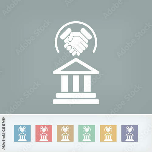 Legal agreement icon