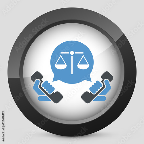 Legal assistance icon