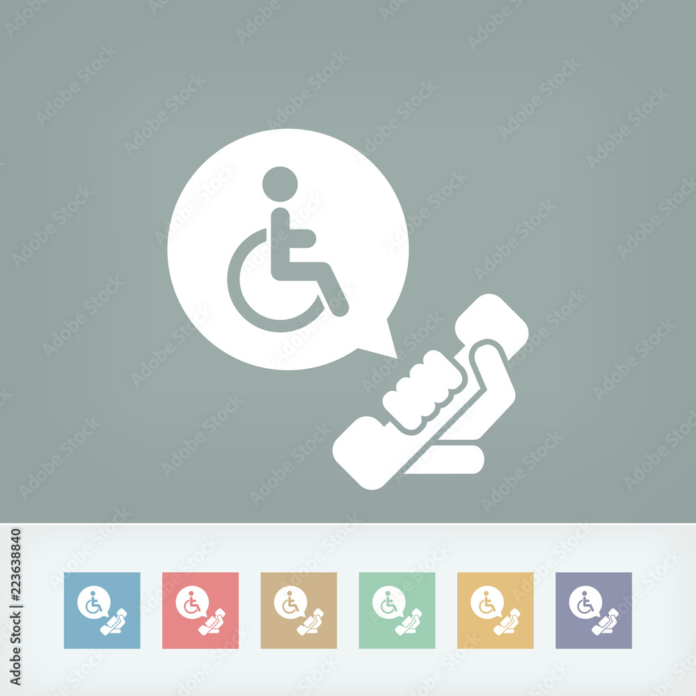 Handicap assistance line