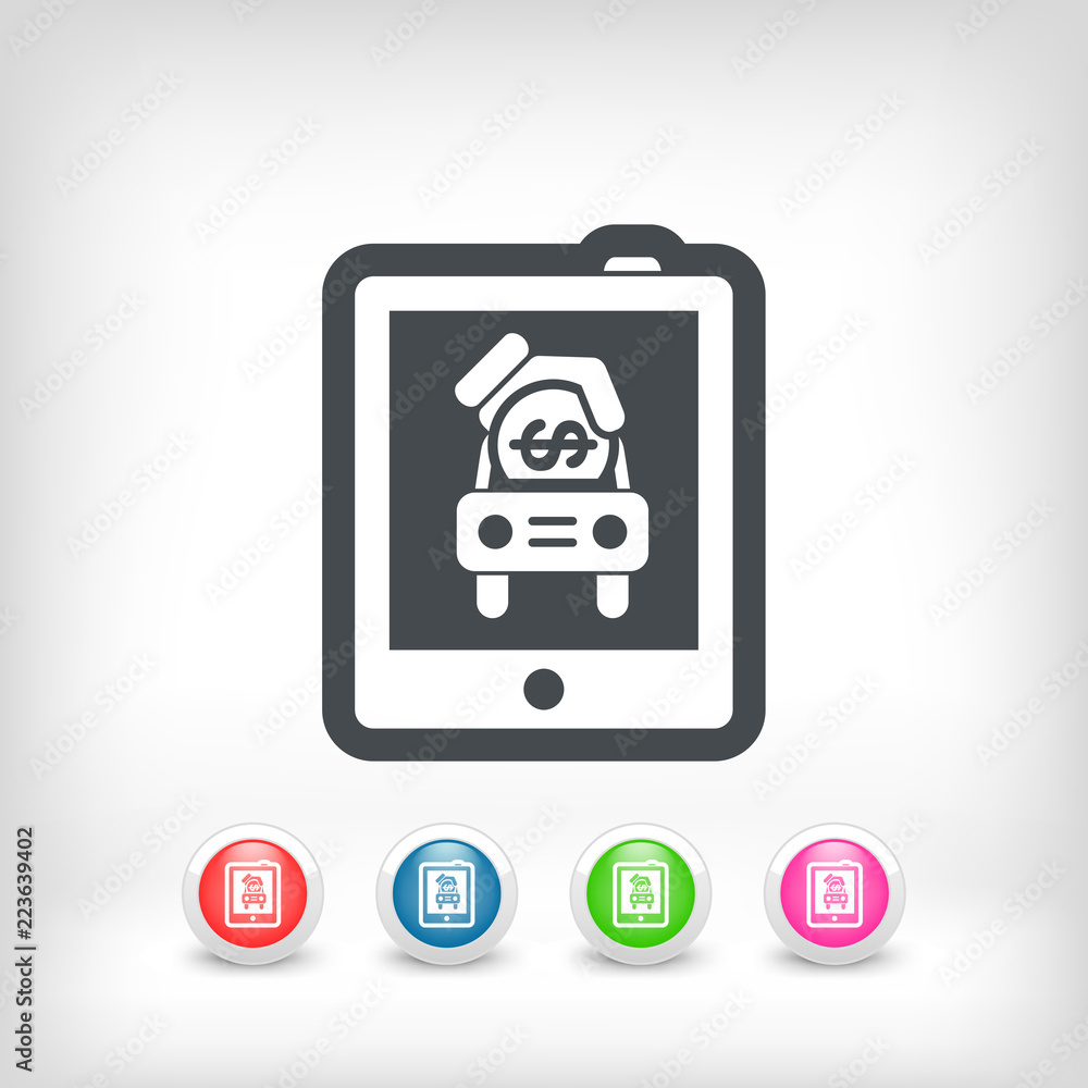Car sales icon Car sales icon