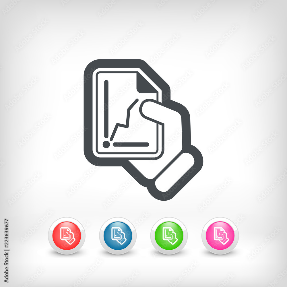 Infographic document concept Infographic document concept