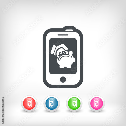 Money icon on touch device Free Download Money icon on touch device - GFXLoad