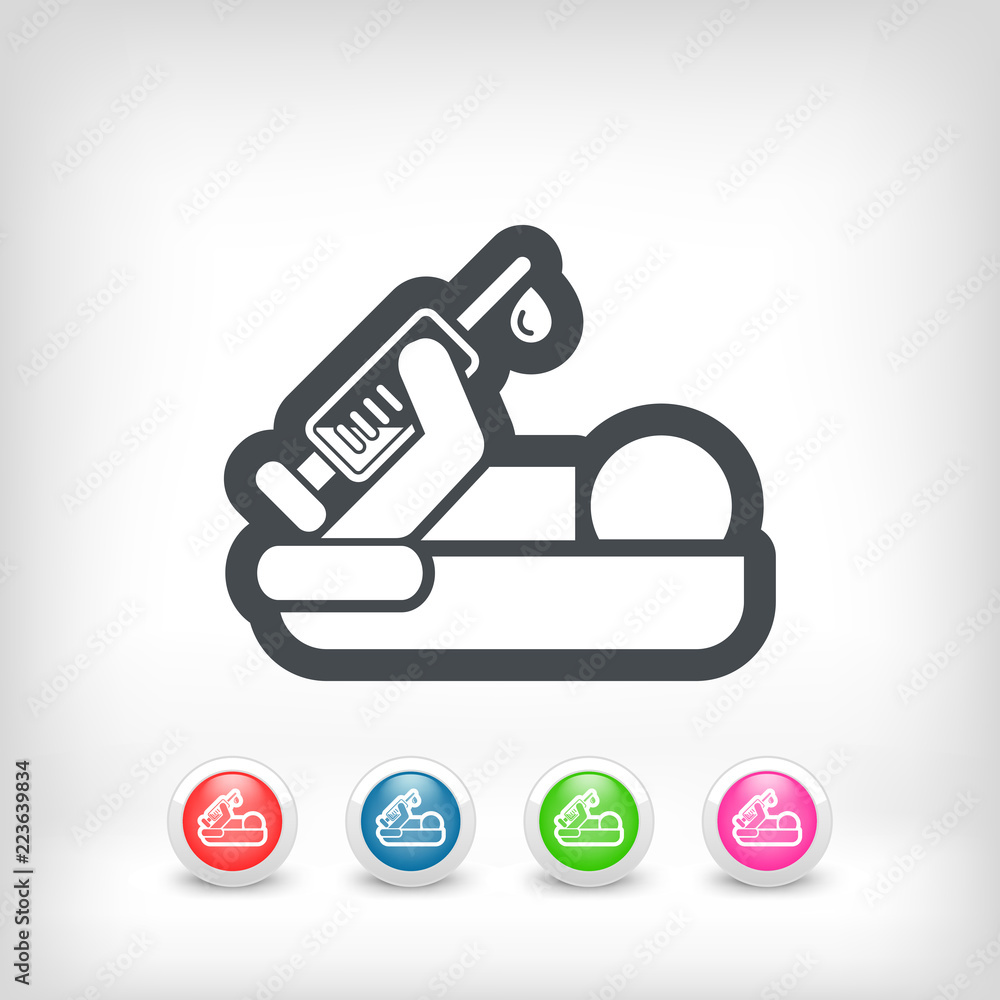 Syringe icon Syringe icon