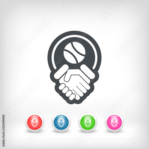 Tennis fairplay icon