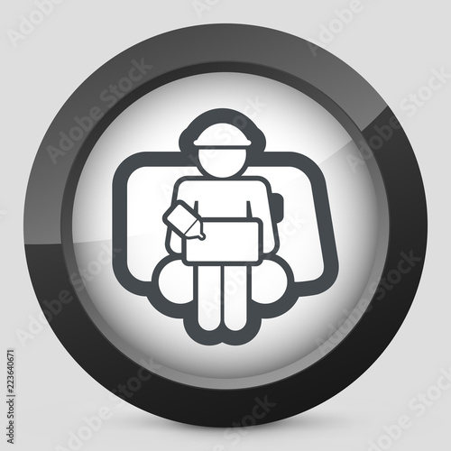 Bellboy concept icon