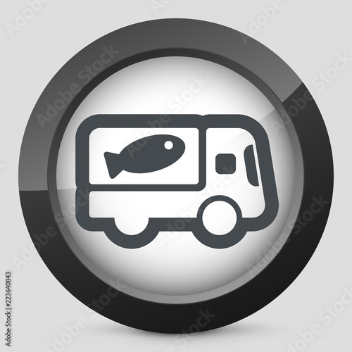 Fish van icon