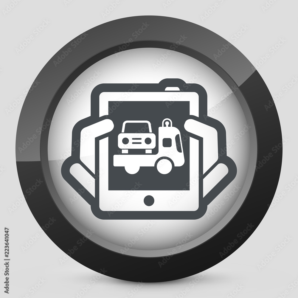 Car assistance icon Car assistance icon