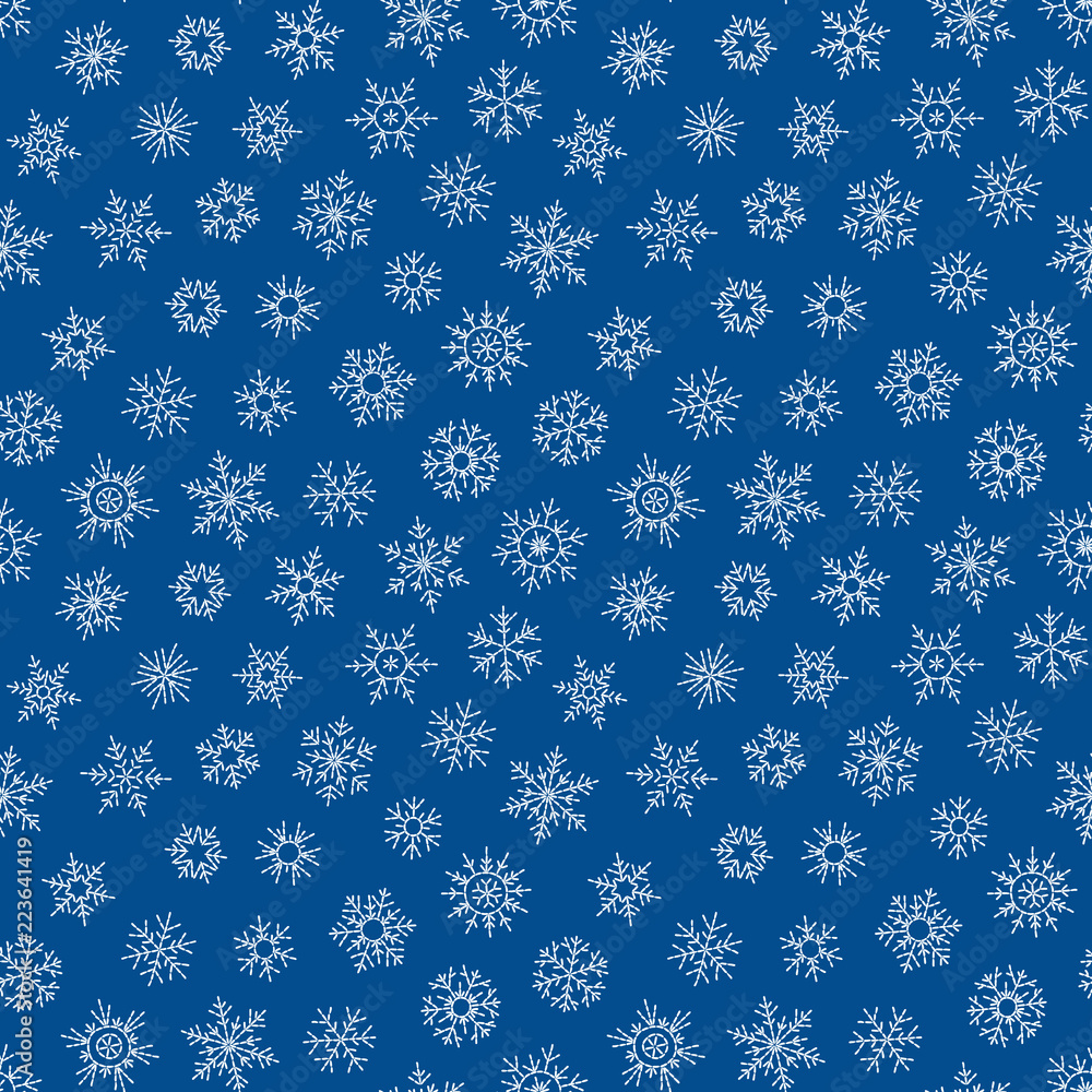 Christmas seamless doodle pattern Christmas seamless doodle pattern