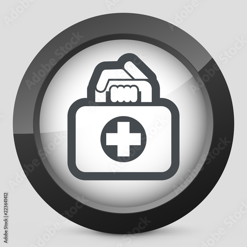 Medical bag icon