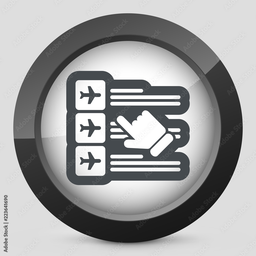 Airline booking icon