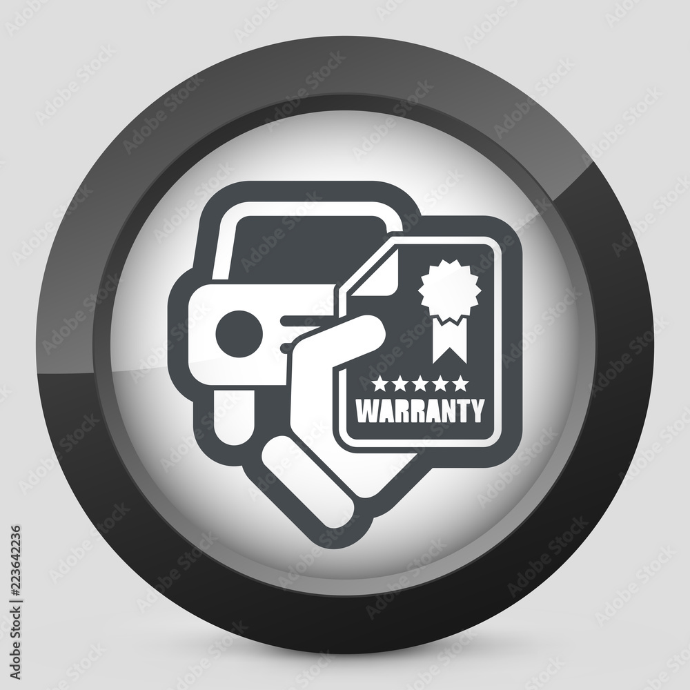 Car warranty icon Car warranty icon