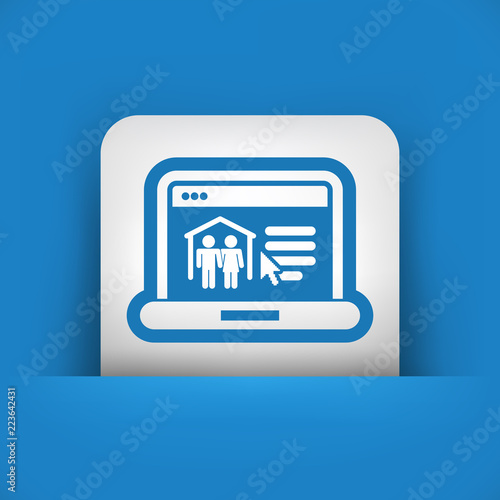 Real estate website icon