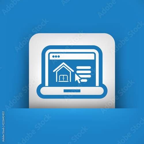 Real estate website icon