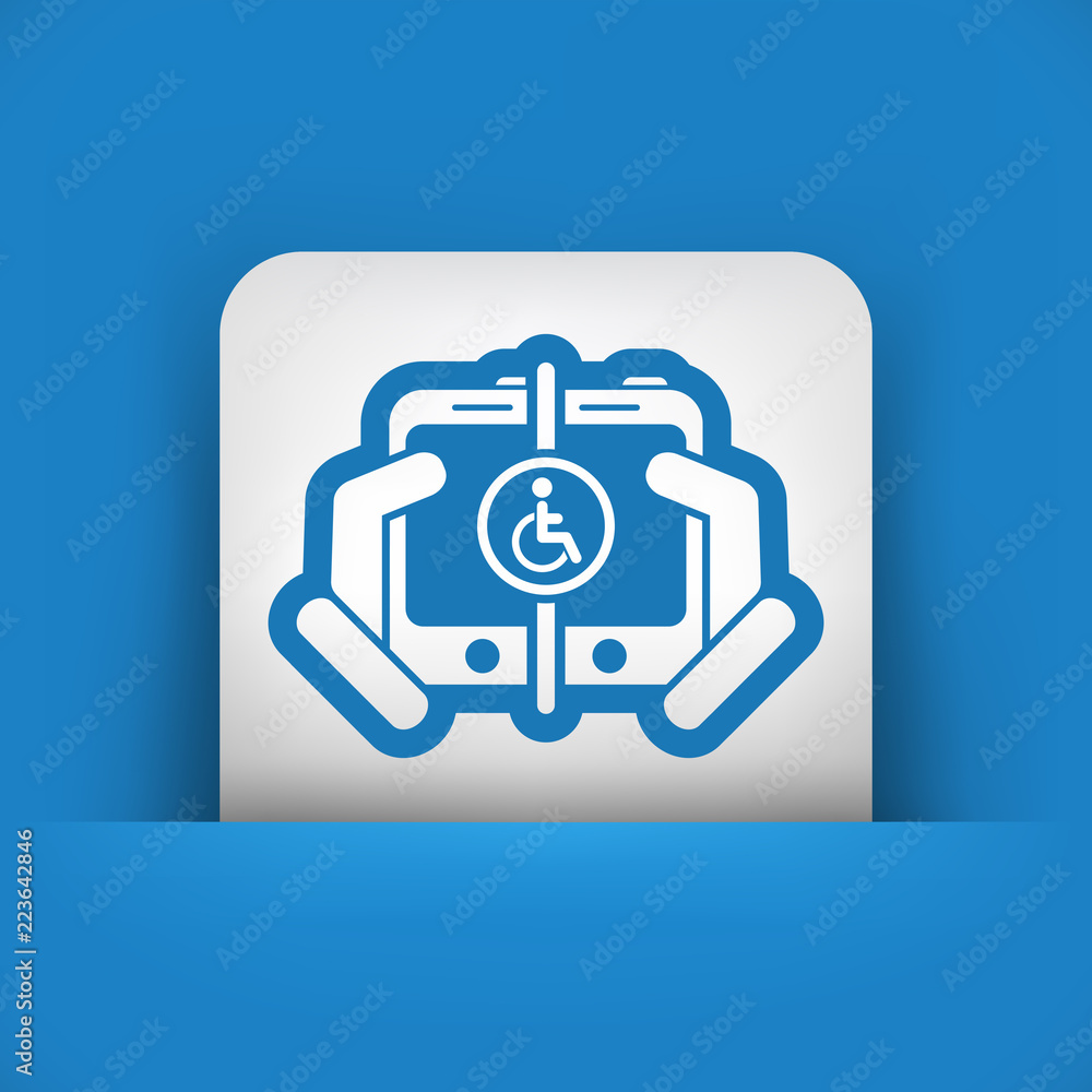 Handicap tablet connection Handicap tablet connection
