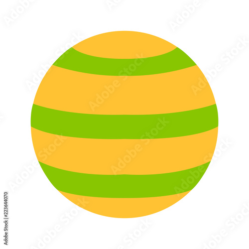 Isolated carnival ball icon