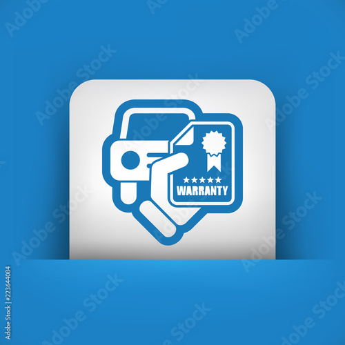 Car warranty icon