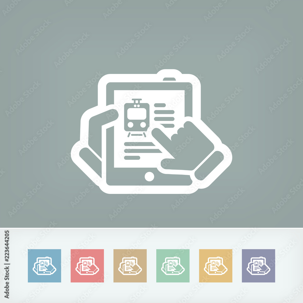 Travel agency website on tablet Travel agency website on tablet