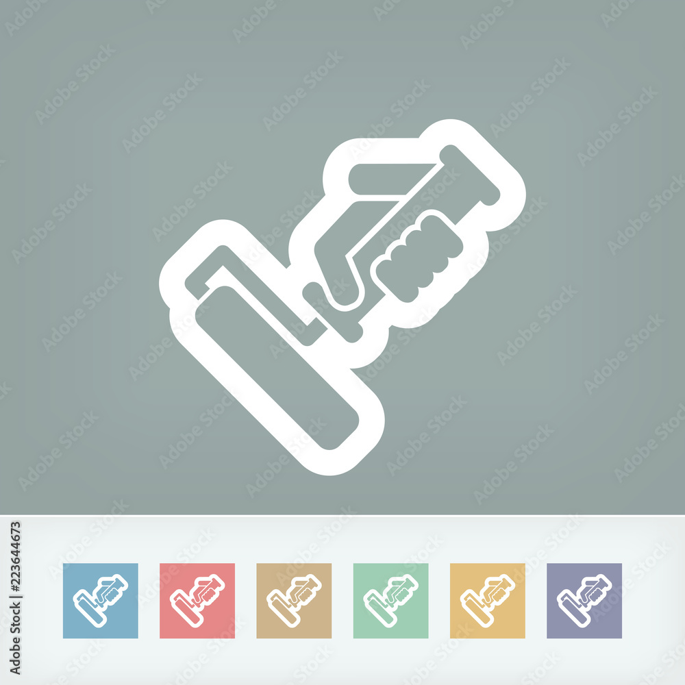 Painter roll icon Painter roll icon