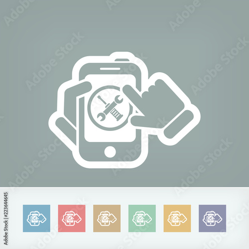 Smartphone setting icon