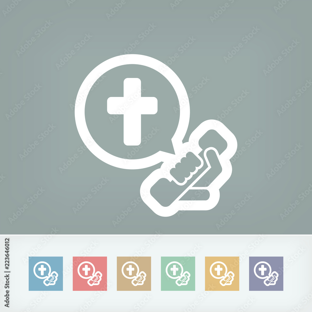 Obraz premium Church phone line