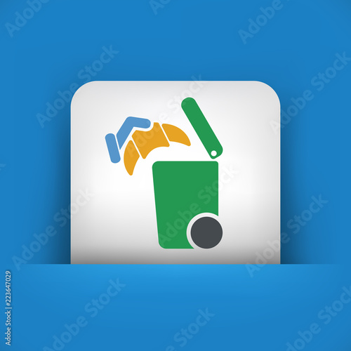 Separate waste collection icon