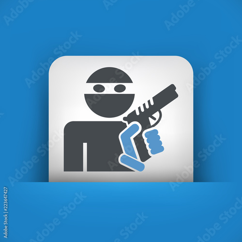 Thief armed
