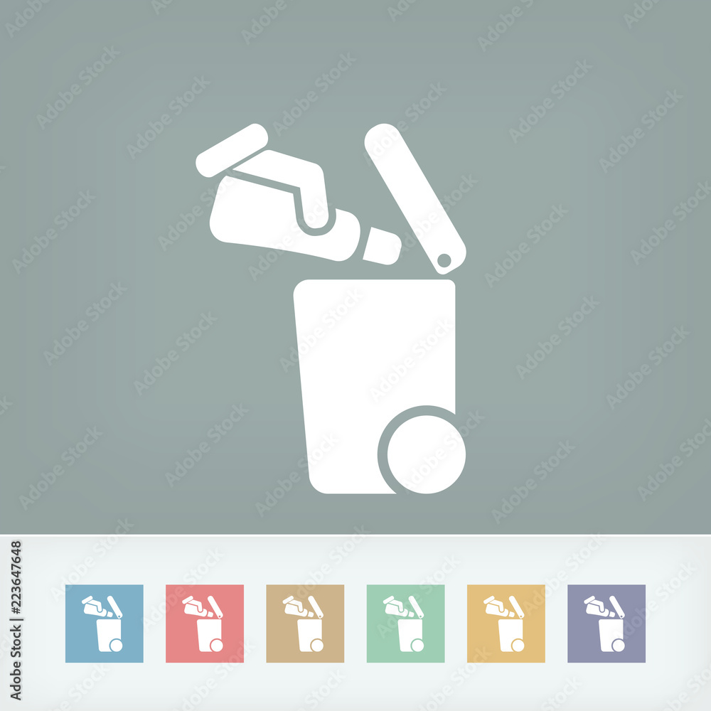 Separate waste collection icon Separate waste collection icon