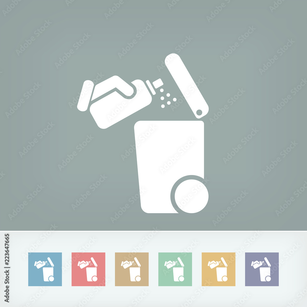 Separate waste collection icon Separate waste collection icon