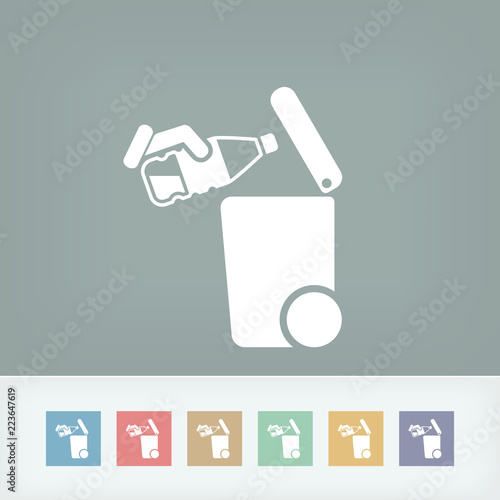 Separate waste collection icon