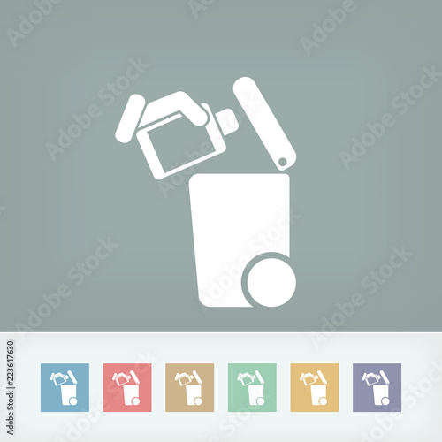 Separate waste collection icon