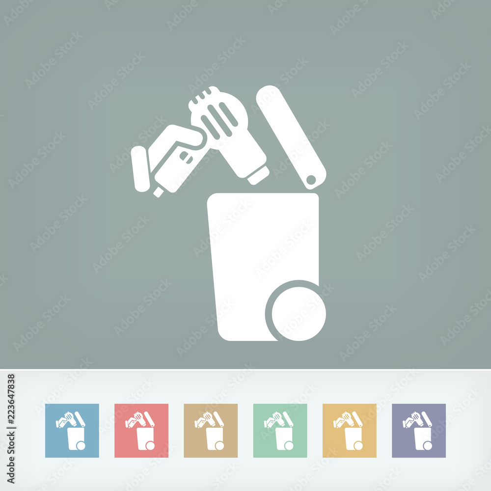 Separate waste collection icon Separate waste collection icon